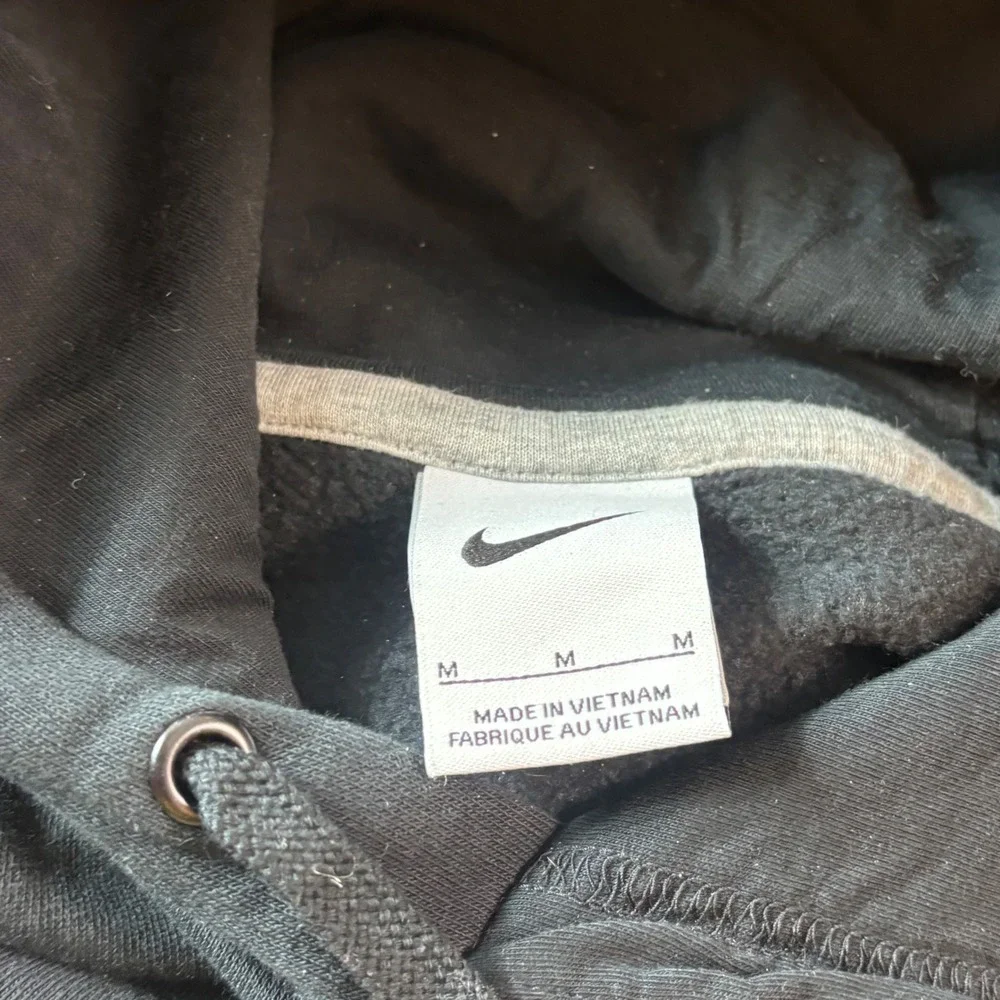 Nike Coach Prime Deion‎ Sanders Hoodie Mens Medium Black Tan Pullover Fleece